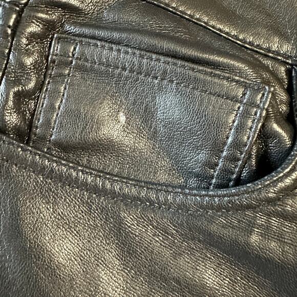 Aritzia Wilfred The Melina Black Faux Leather Pants, Contemporary, size 10 - Picture 8 of 8